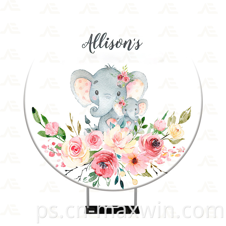 ګردي بیک Round Backdrop